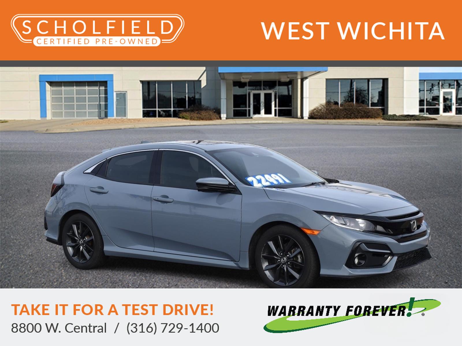 2021 Honda Civic Hatchback EX's photo