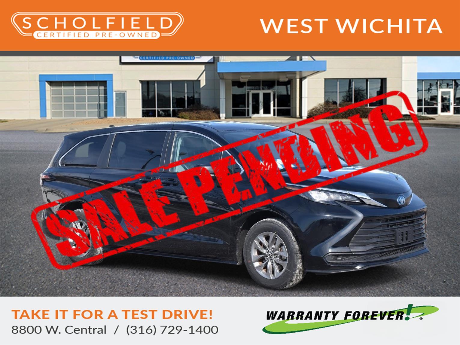 Midnight Black Metallic 2024 Toyota Sienna LE 8-Passenger FWD Minivan Front-Wheel Drive Continuously Variable Transmission