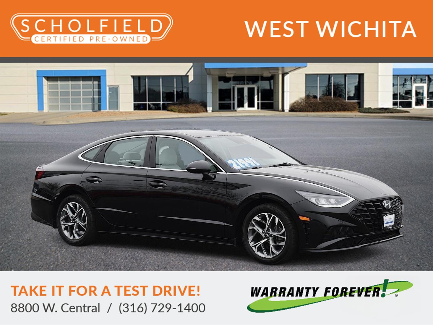 Phantom Black 2022 Hyundai Sonata SEL FWD Sedan Front-Wheel Drive Automatic