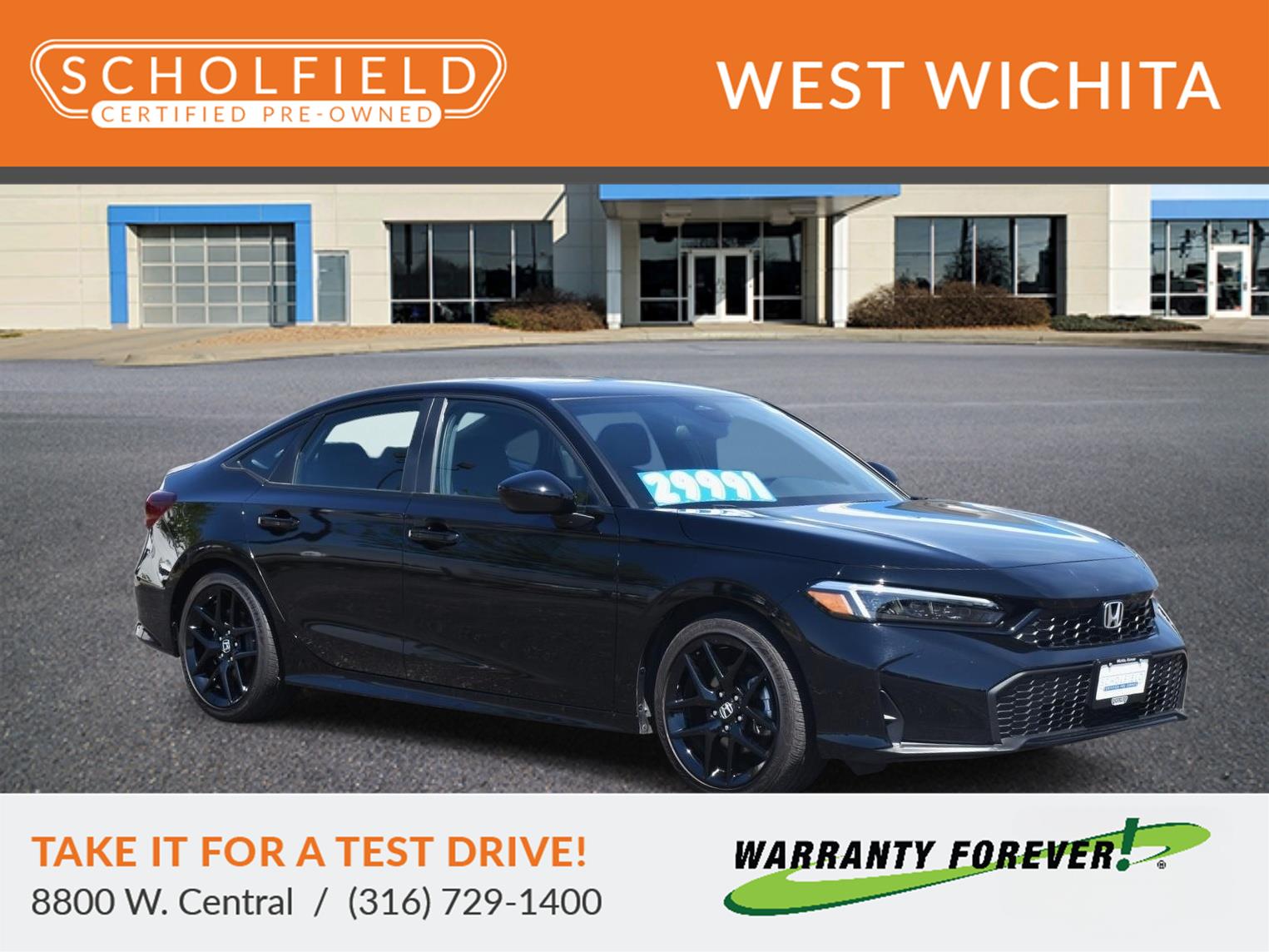 Crystal Black Pearl 2025 Honda Civic Hybrid Sport Sedan FWD Sedan Front-Wheel Drive Continuously Variable Transmission