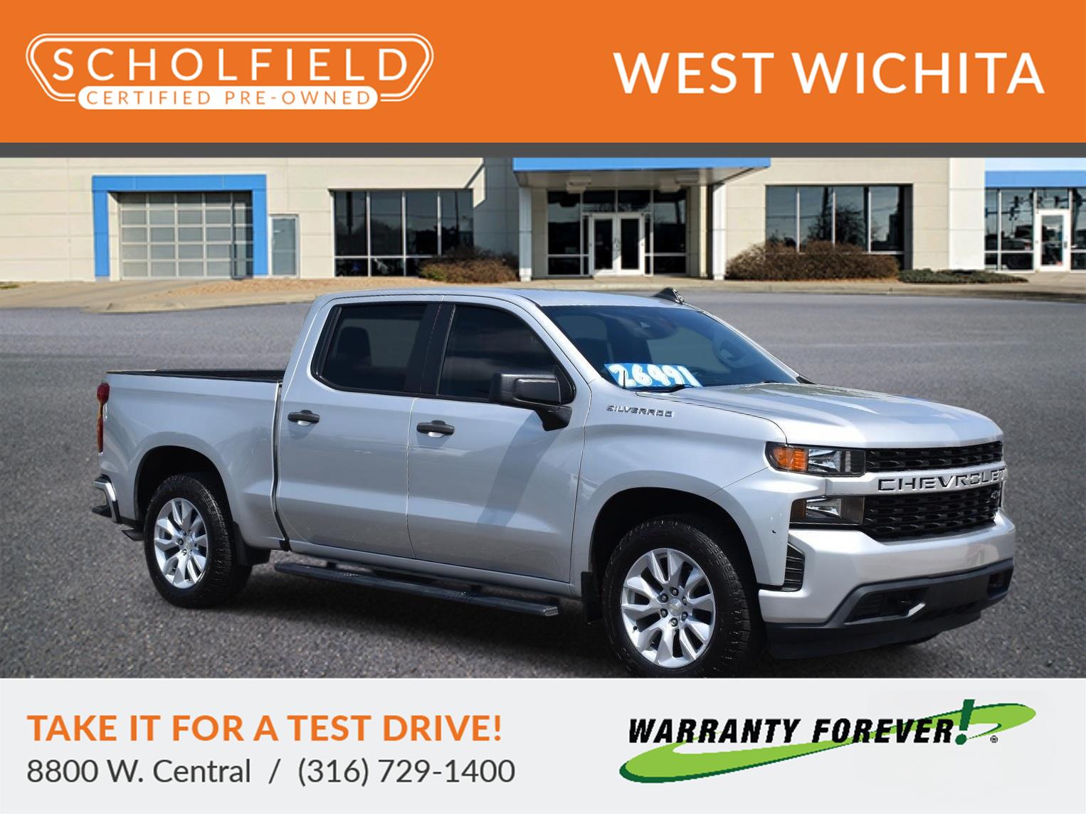 2021 Chevrolet Silverado 1500 Custom Crew Cab Short Box's photo