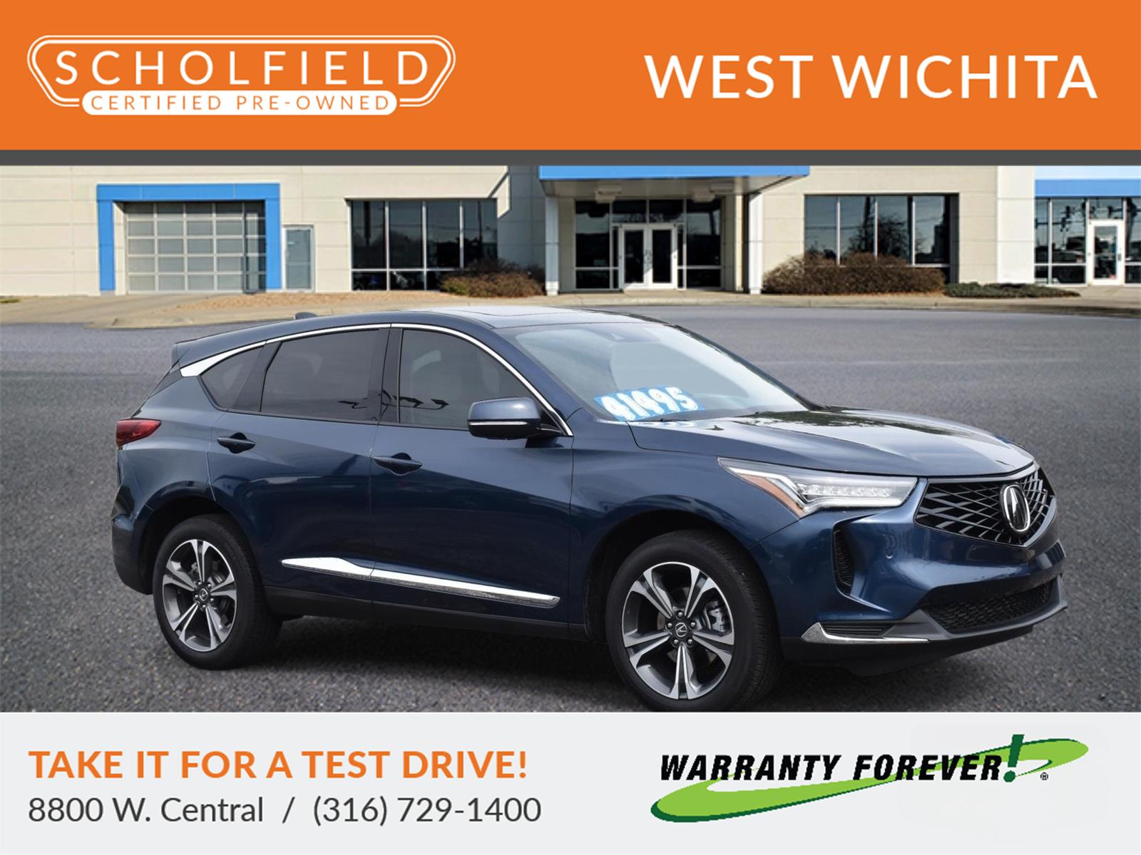 Canyon River Blue Metallic 2025 Acura RDX SUV / Crossover All-Wheel Drive Automatic