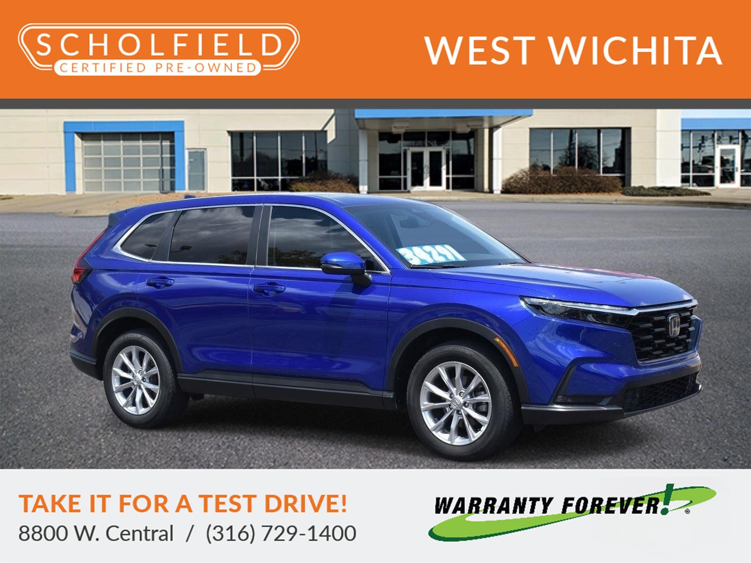 2024 Honda CR-V EX-L Still Night Pearl - Scholfield Honda - Image 1