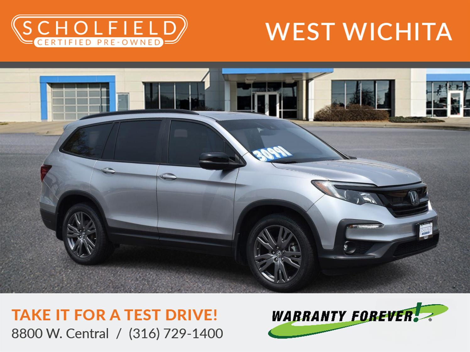  2022 Honda Pilot Sport AWD   