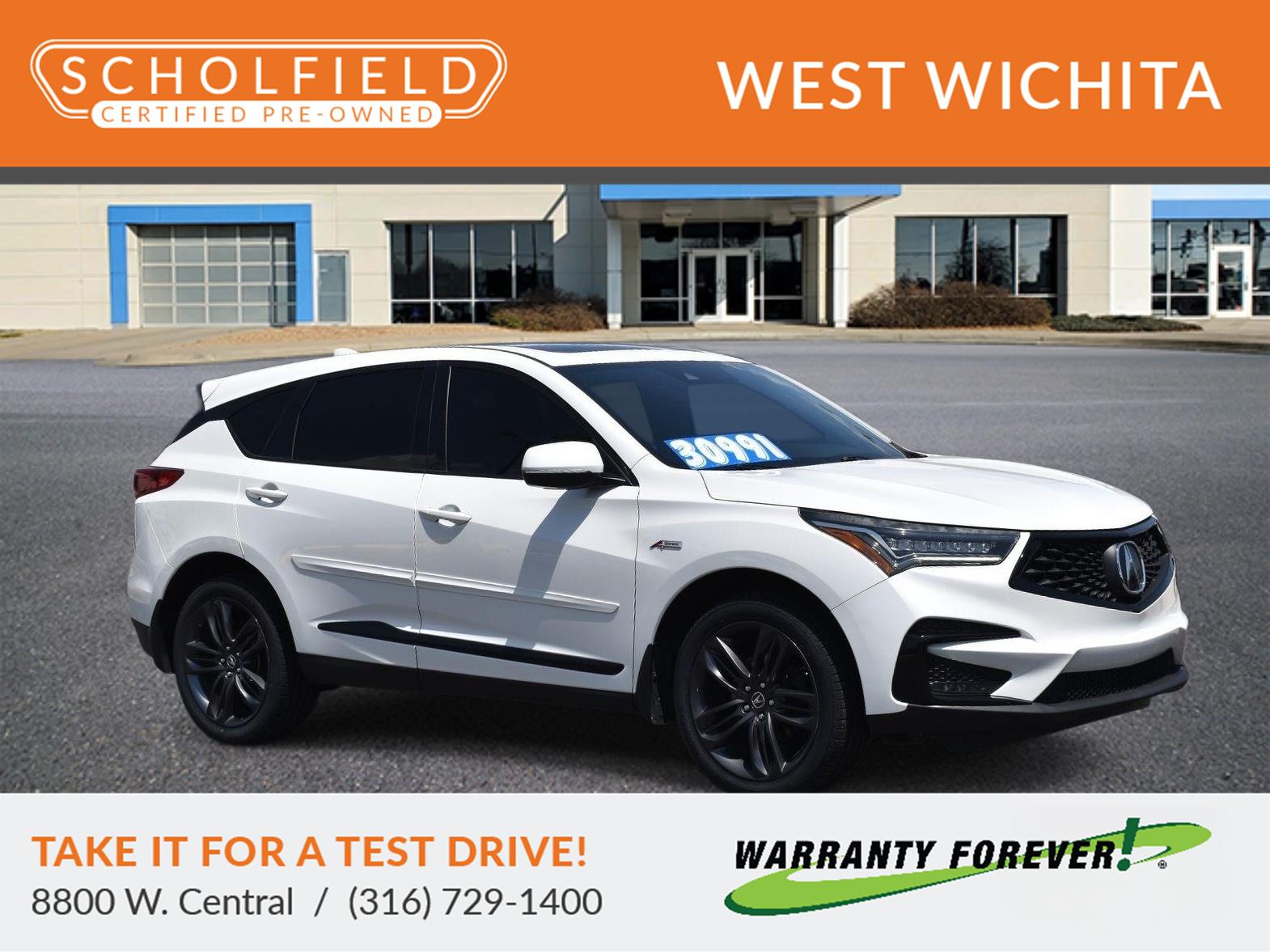  2021 Acura RDX SH-AWD with A-Spec Package   