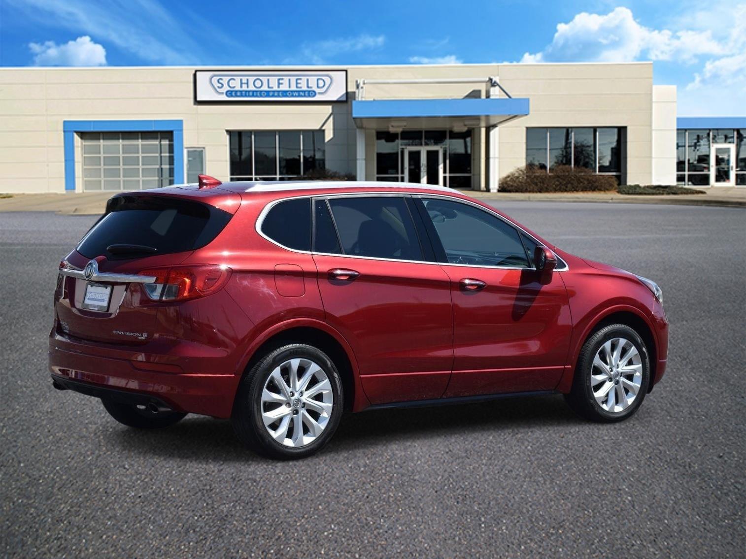 2017 Buick Envision Premium I Chili Red Metallilc - Scholfield Honda - Image 3