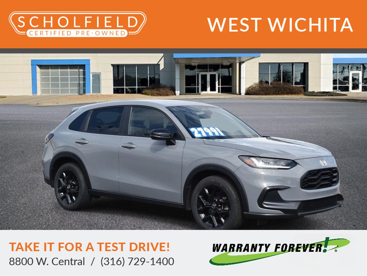 2024 Honda HR-V Sport Urban Gray Pearl - Scholfield Honda - Image 1