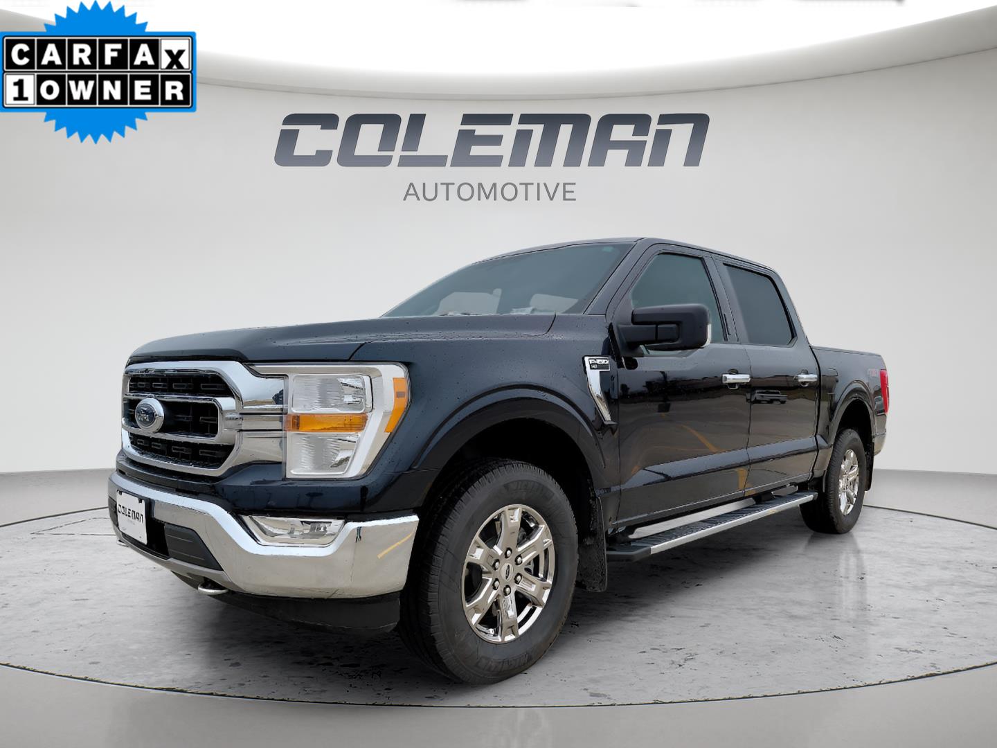 Antimatter Blue 2021 Ford F-150 Pickup Truck Four-Wheel Drive Automatic