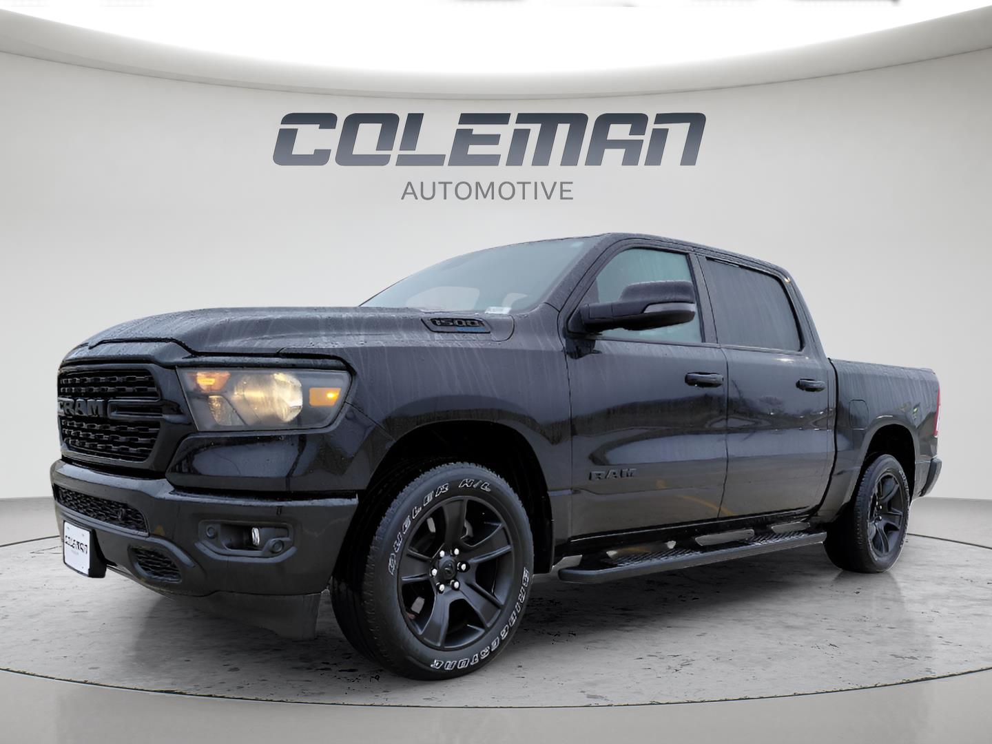Diamond Black Crystal Pearlcoat 2023 RAM 1500 Big Horn Crew Cab 4WD Pickup Truck Four-Wheel Drive 8-Speed Automatic