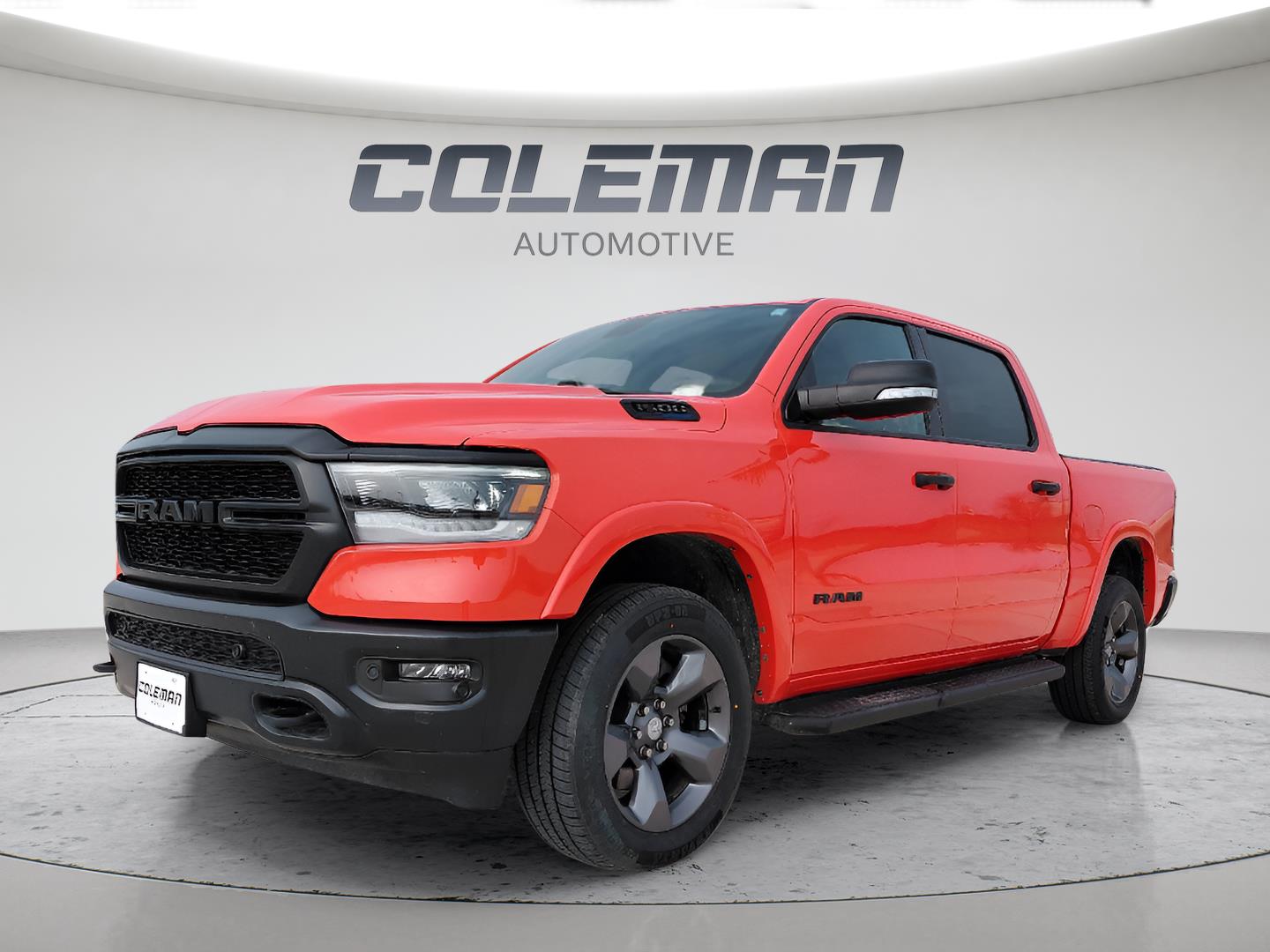 Spitfire Orange Clearcoat 2021 RAM 1500 Pickup Truck Four-Wheel Drive 8-Speed Automatic
