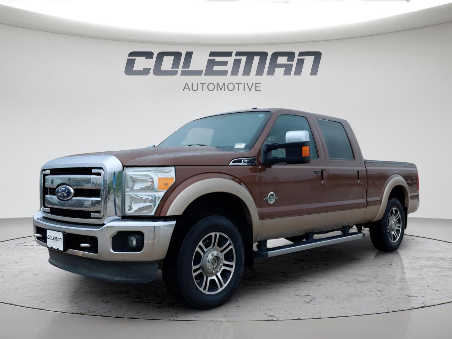 Golden Bronze Metallic/Pale Adobe Metallic 2012 Ford F-250 Super Duty Lariat Crew Cab 4WD Pickup Truck Four-Wheel Drive 6-Speed Automatic