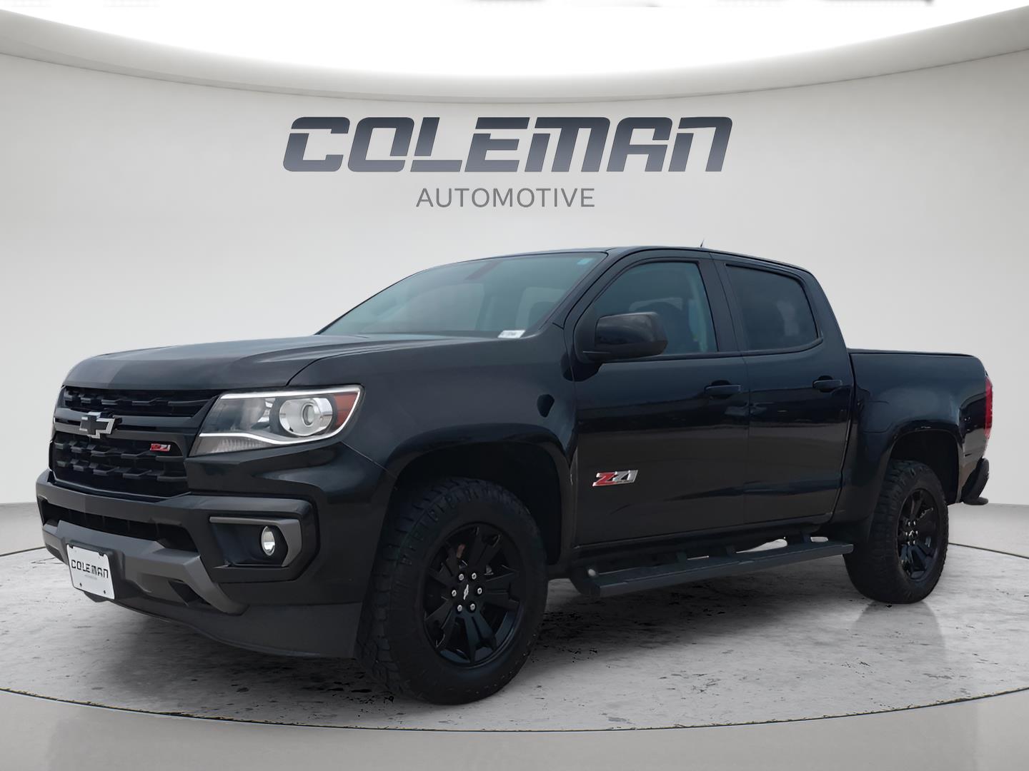 Black 2021 Chevrolet Colorado Pickup Truck Four-Wheel Drive 8-Speed Automatic