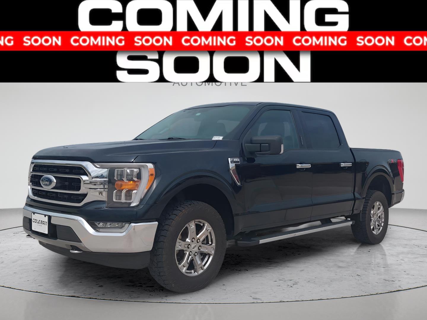 Antimatter Blue 2021 Ford F-150 Pickup Truck Four-Wheel Drive Automatic