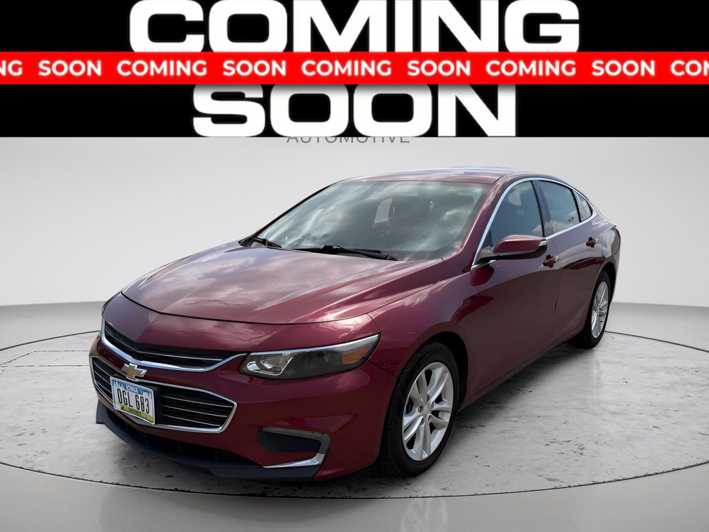 Cajun Red Tintcoat 2018 Chevrolet Malibu Sedan Front-Wheel Drive 6-Speed Automatic