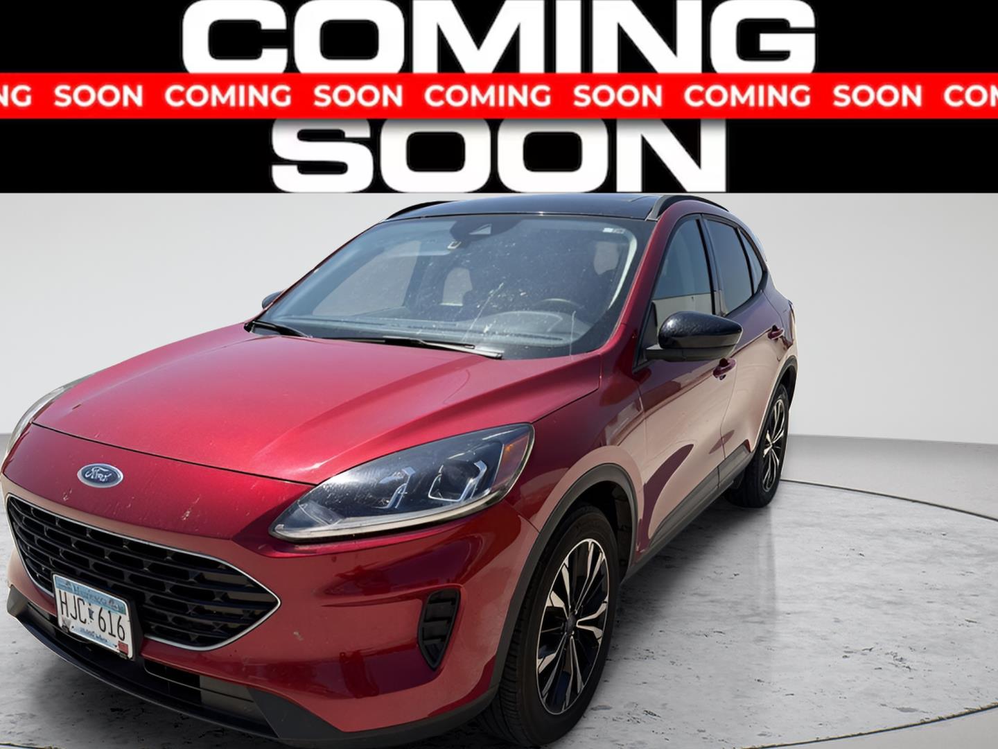 Rapid Red Metallic Tinted Clearcoat 2021 Ford Escape SUV / Crossover All-Wheel Drive 8-Speed Automatic