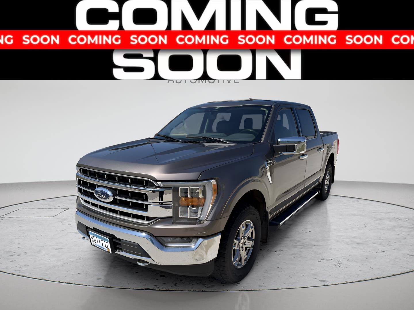 Stone Gray 2023 Ford F-150 Pickup Truck Four-Wheel Drive Automatic