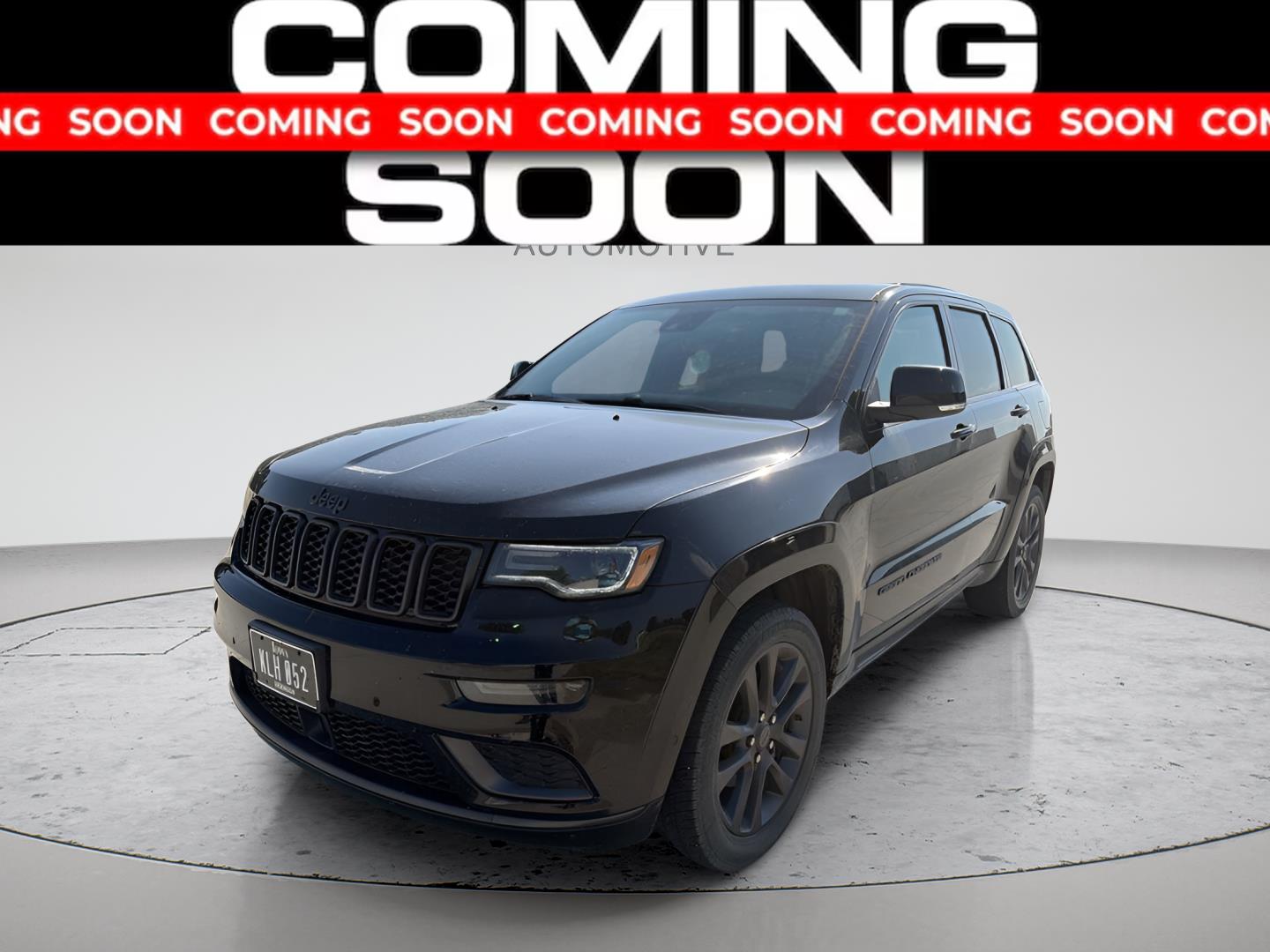 Diamond Black Crystal Pearlcoat 2018 Jeep Grand Cherokee SUV / Crossover Four-Wheel Drive 8-Speed Automatic