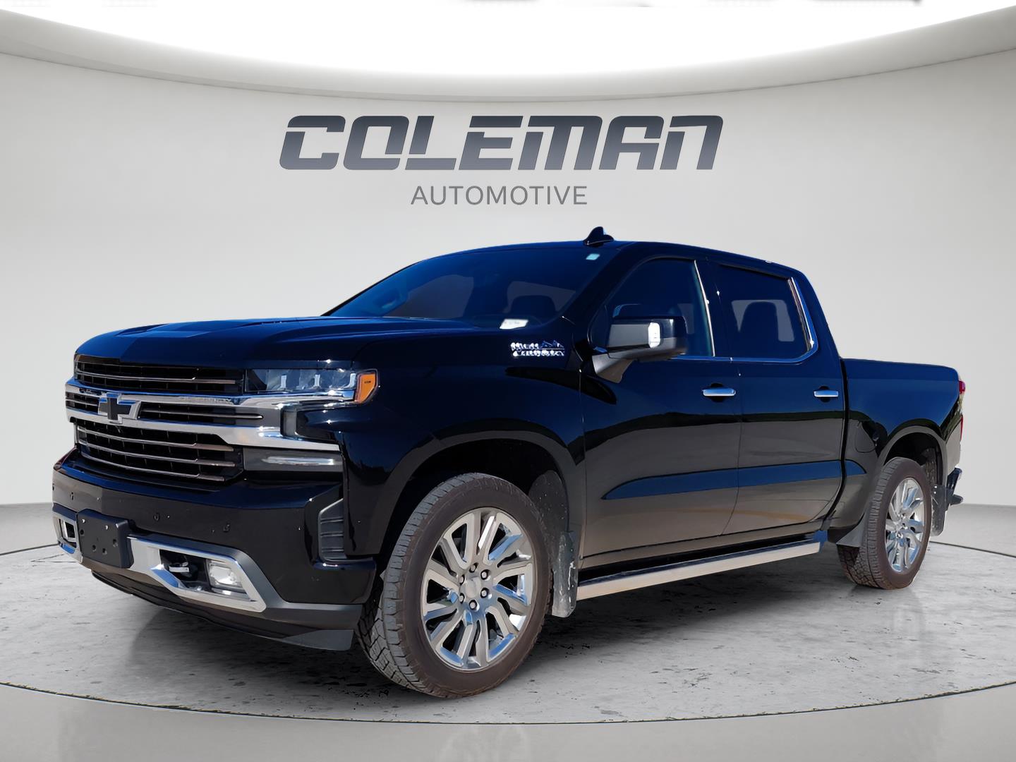 Black 2019 Chevrolet Silverado 1500 Pickup Truck Four-Wheel Drive Automatic