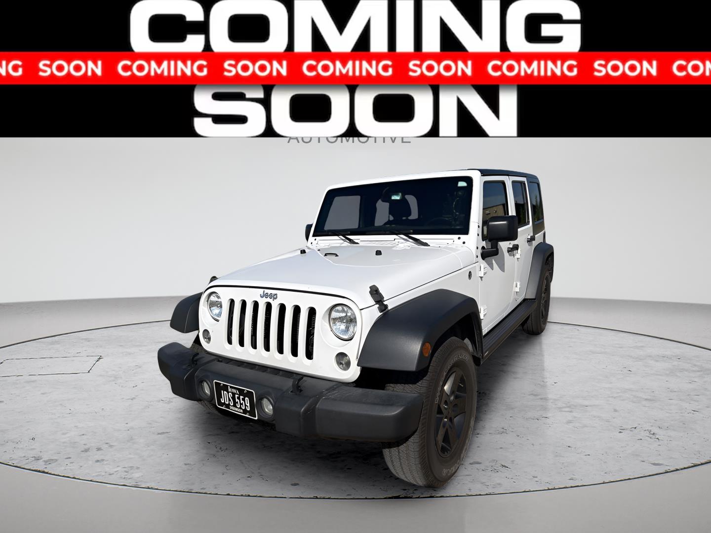 Bright White Clearcoat 2018 Jeep Wrangler SUV / Crossover Four-Wheel Drive 5-Speed Automatic