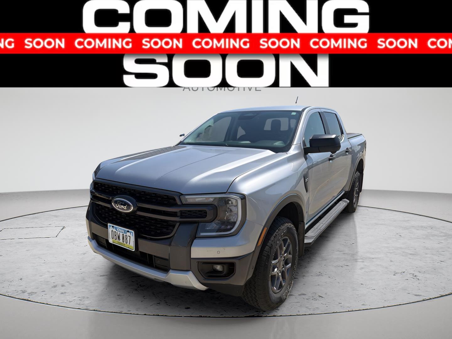 Iconic Silver 2024 Ford Ranger Pickup Truck Four-Wheel Drive Automatic