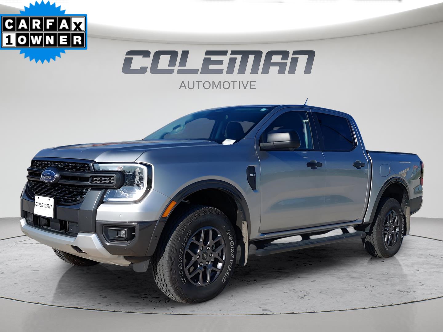 Iconic Silver 2024 Ford Ranger Pickup Truck Four-Wheel Drive Automatic