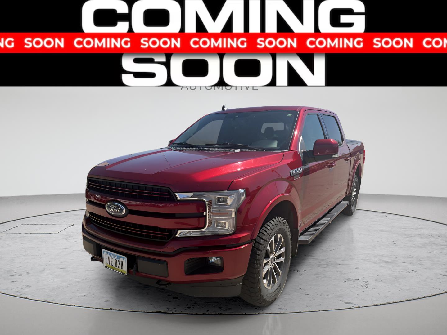 Ruby Red Metallic Tinted Clearcoat 2019 Ford F-150 Pickup Truck Four-Wheel Drive Automatic