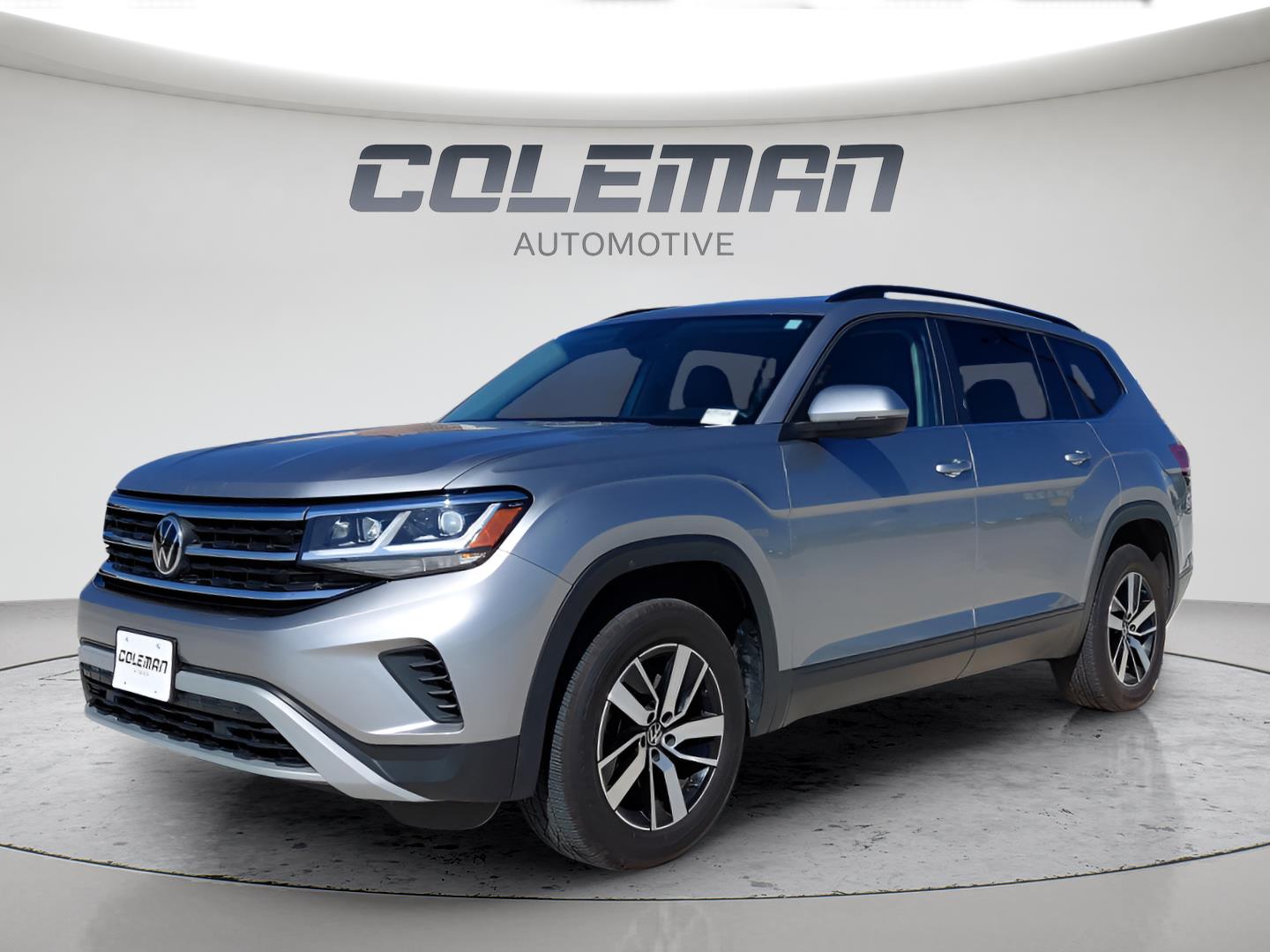 Pyrite Silver Metallic 2021 Volkswagen Atlas SUV / Crossover All-Wheel Drive Automatic