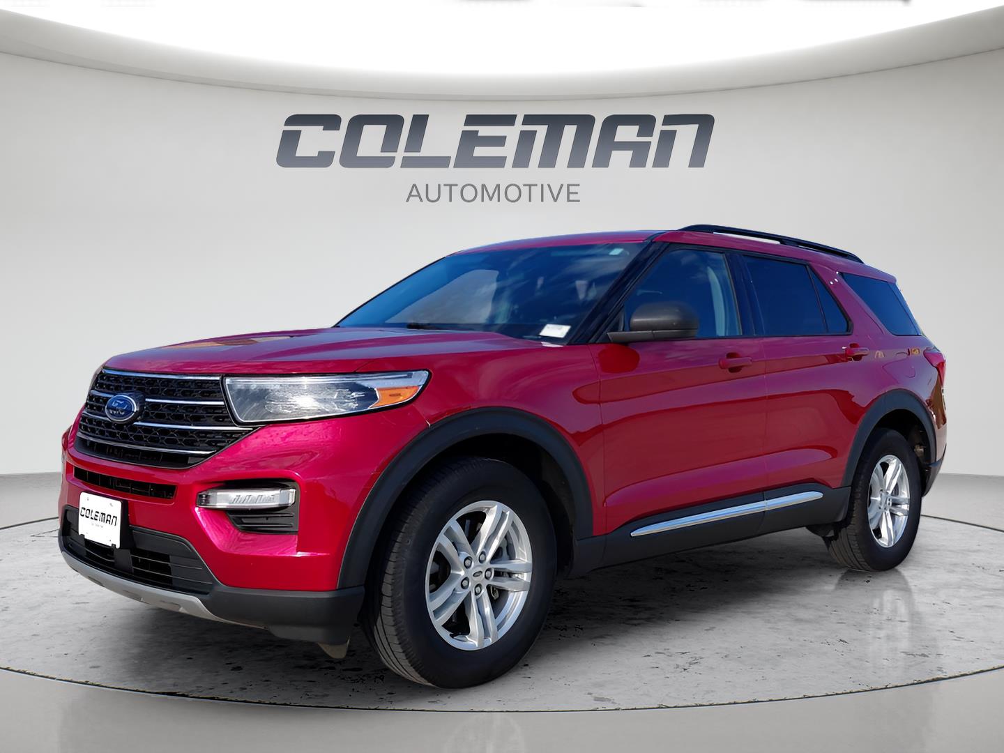 Rapid Red Metallic Tinted Clearcoat 2022 Ford Explorer SUV / Crossover All-Wheel Drive Automatic
