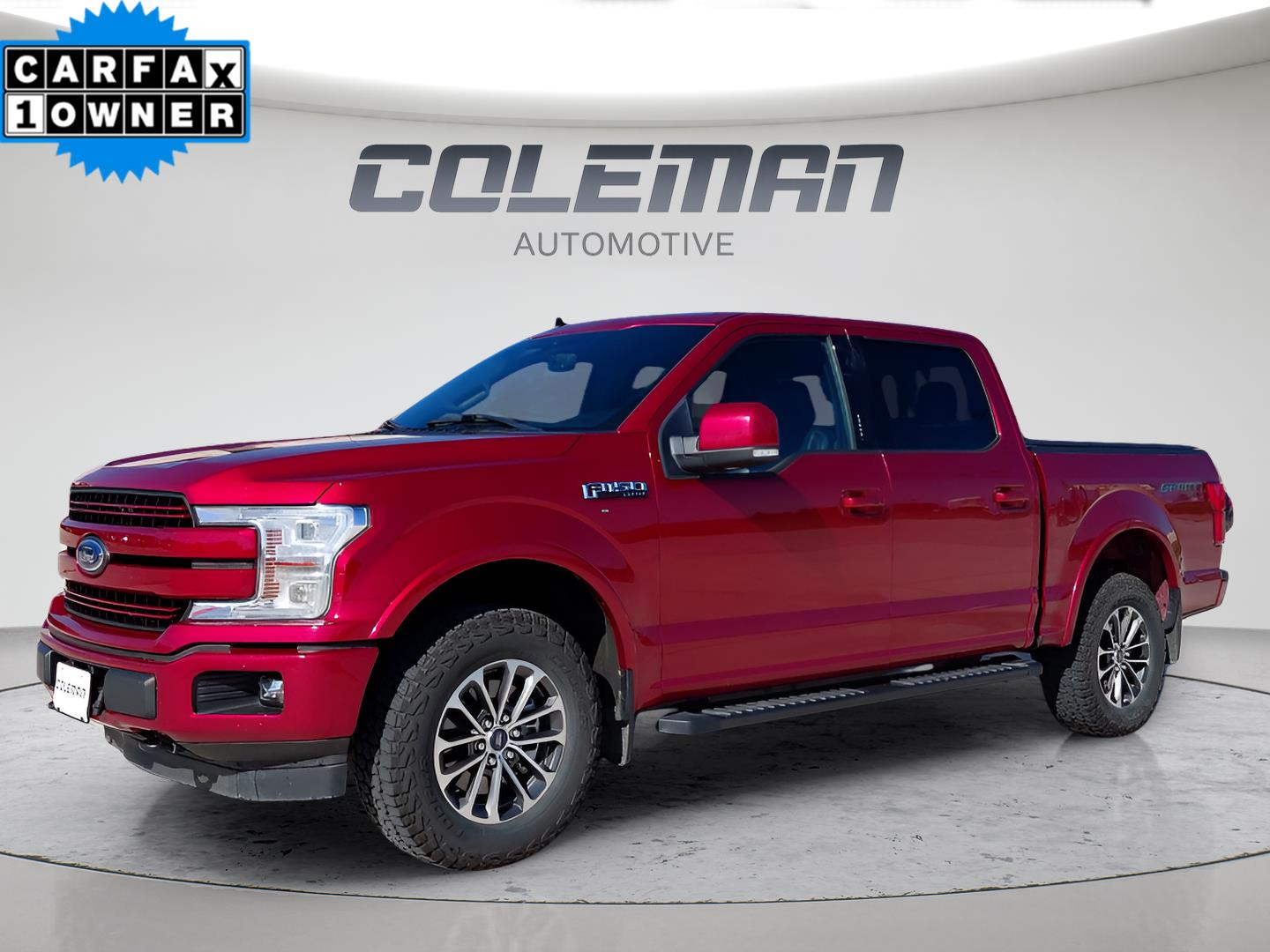 Ruby Red Metallic Tinted Clearcoat 2019 Ford F-150 Pickup Truck Four-Wheel Drive Automatic