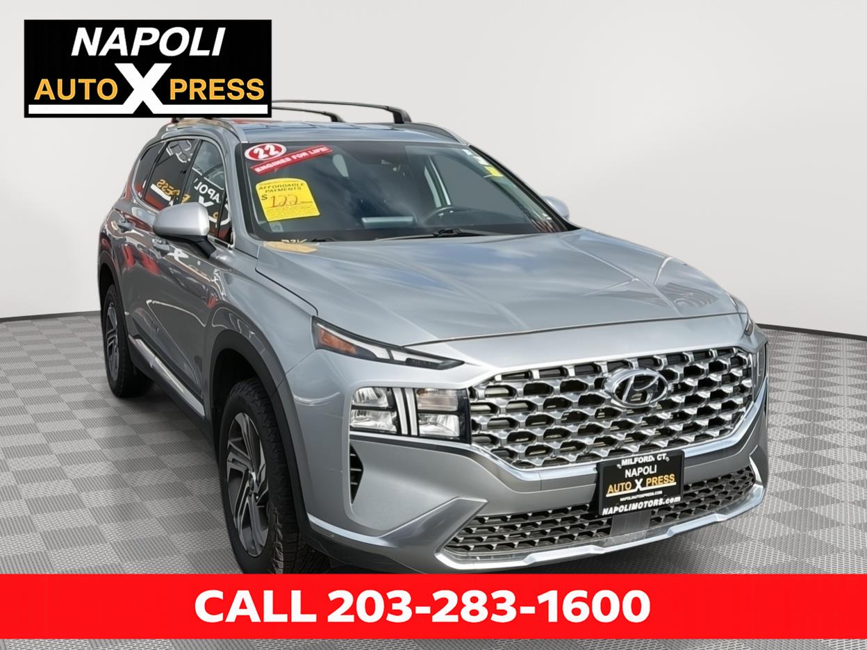 Shimmering Silver 2022 Hyundai Santa Fe SEL AWD SUV / Crossover All-Wheel Drive Automatic