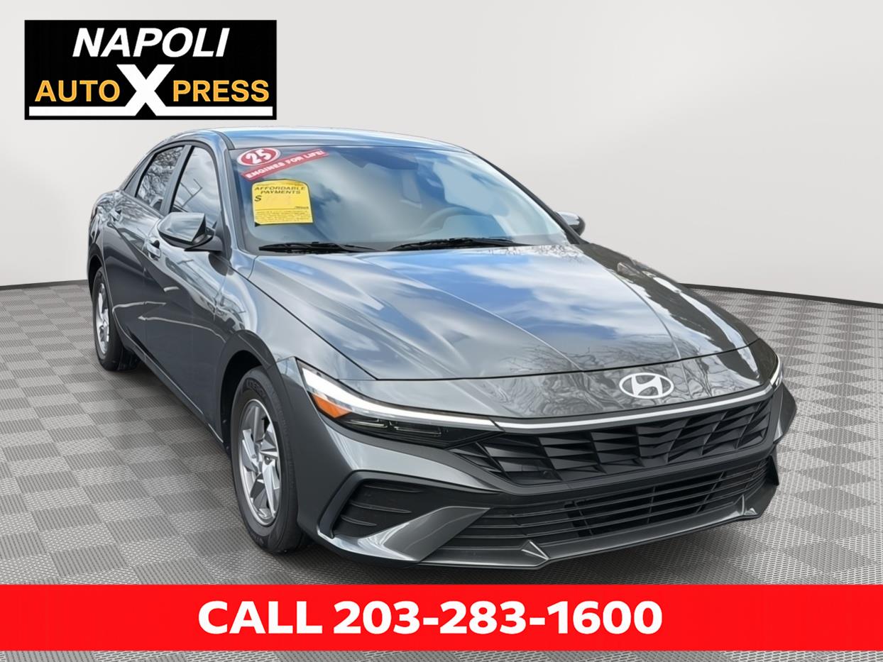 Amazon Gray 2025 Hyundai Elantra SEL Sport FWD Sedan Front-Wheel Drive Automatic