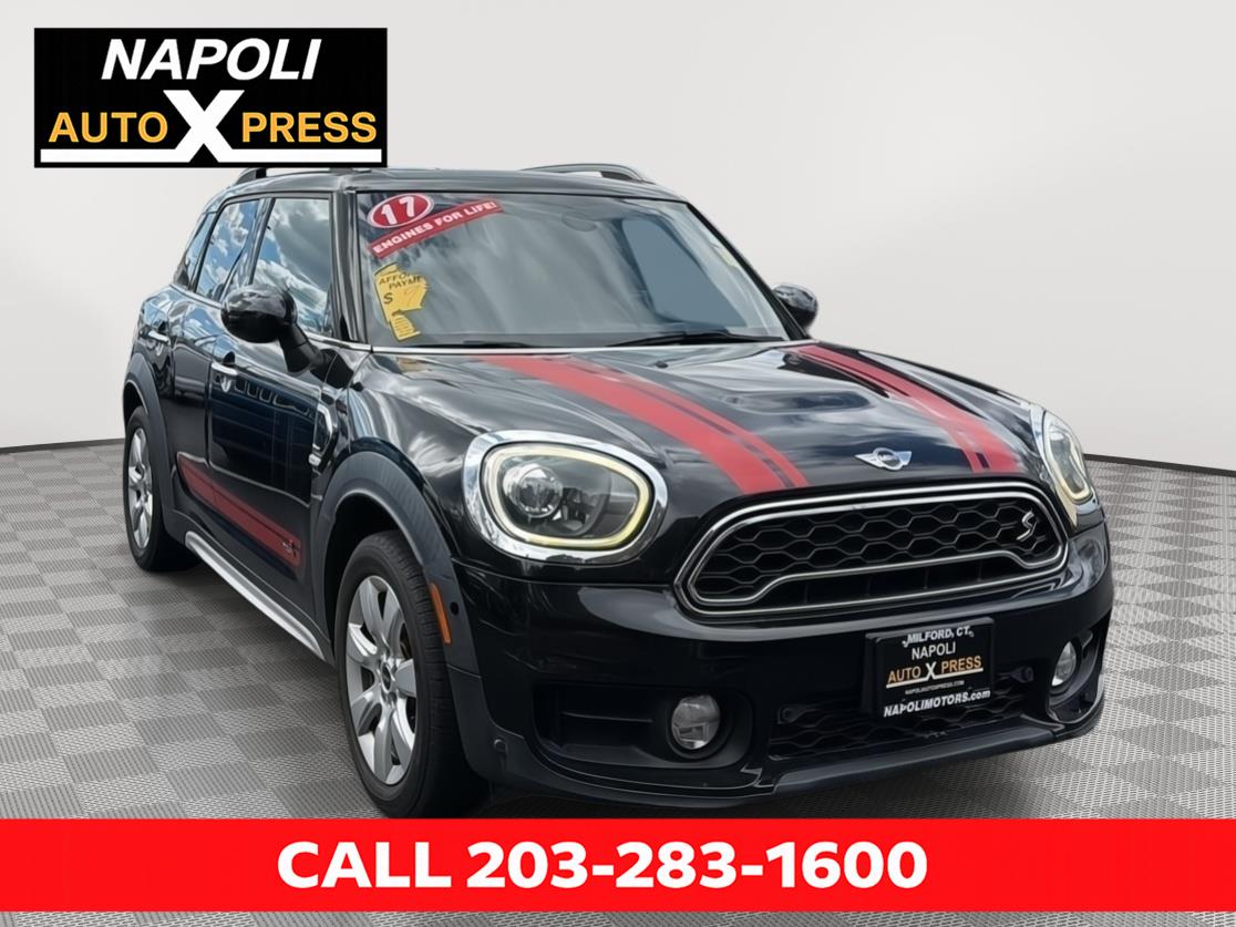 Midnight Black Metallic 2017 MINI Countryman Cooper S ALL4 AWD SUV / Crossover All-Wheel Drive 6-Speed Manual