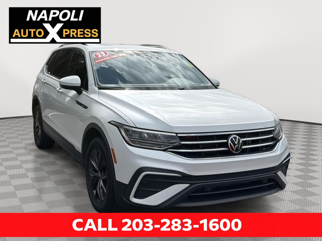 Opal White Pearl 2023 Volkswagen Tiguan SE 4Motion SUV / Crossover All-Wheel Drive Automatic