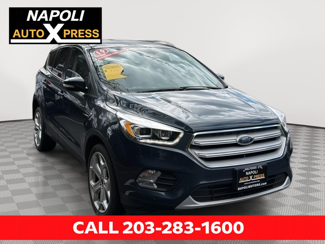 Baltic Sea Green Metallic 2019 Ford Escape Titanium AWD SUV / Crossover All-Wheel Drive 6-Speed Automatic