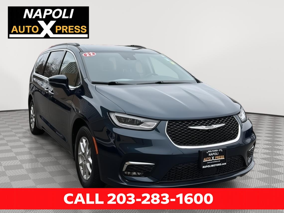 Fathom Blue Pearlcoat 2022 Chrysler Pacifica Touring L FWD Minivan Front-Wheel Drive 9-Speed Automatic