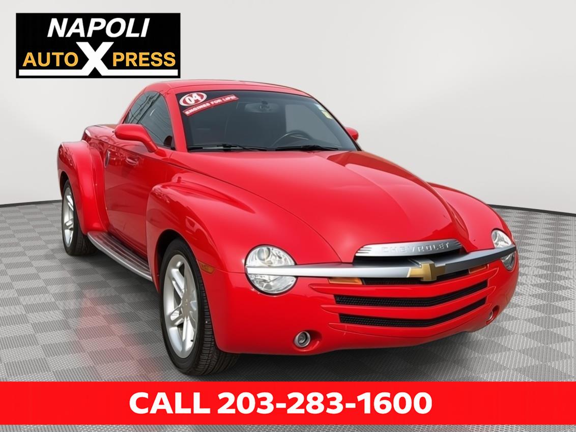 Redline Red 2004 Chevrolet SSR LS RWD Convertible Rear-Wheel Drive 4-Speed Automatic Overdrive