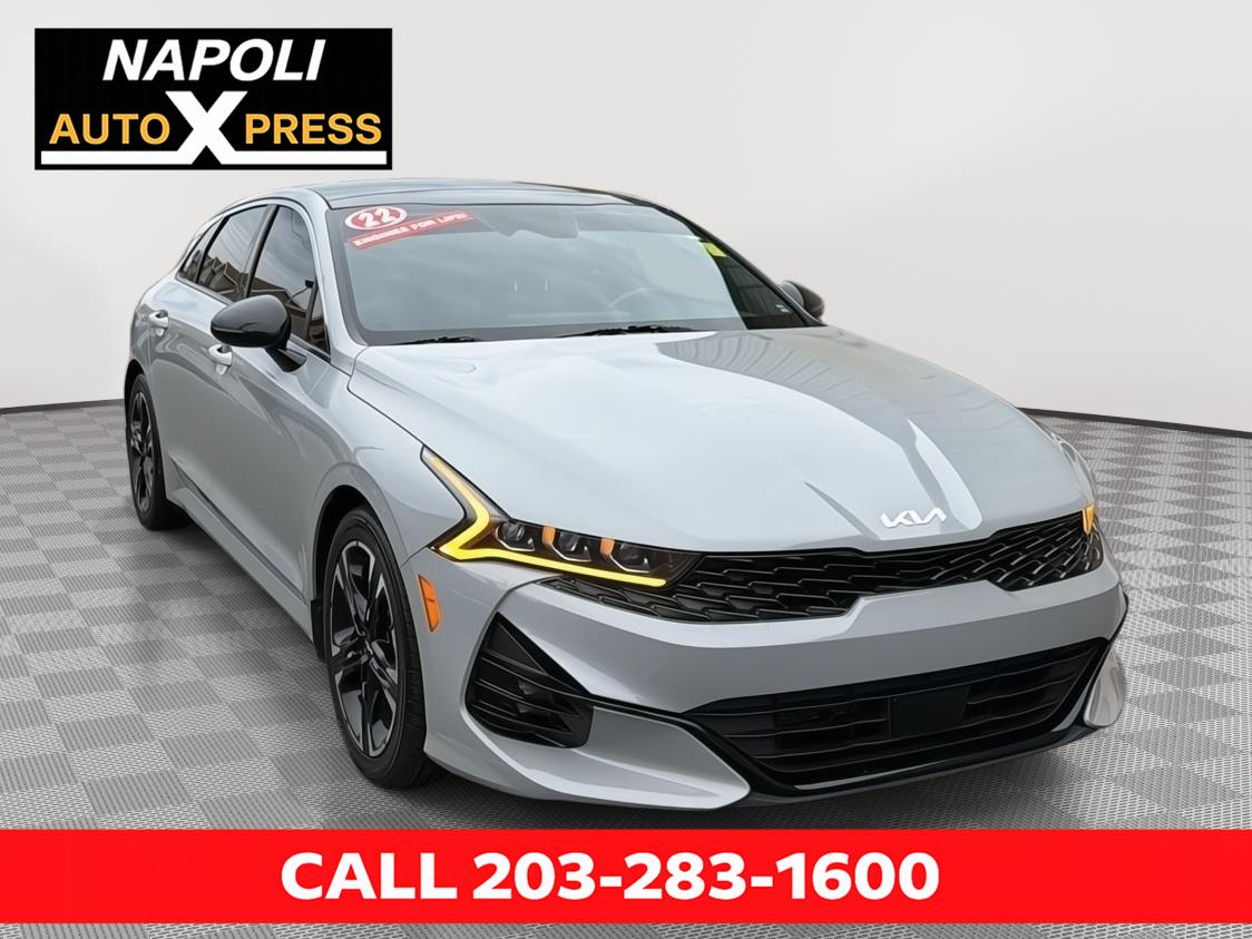 Wolf Gray 2022 Kia K5 GT-Line FWD Sedan Front-Wheel Drive 8-Speed Automatic