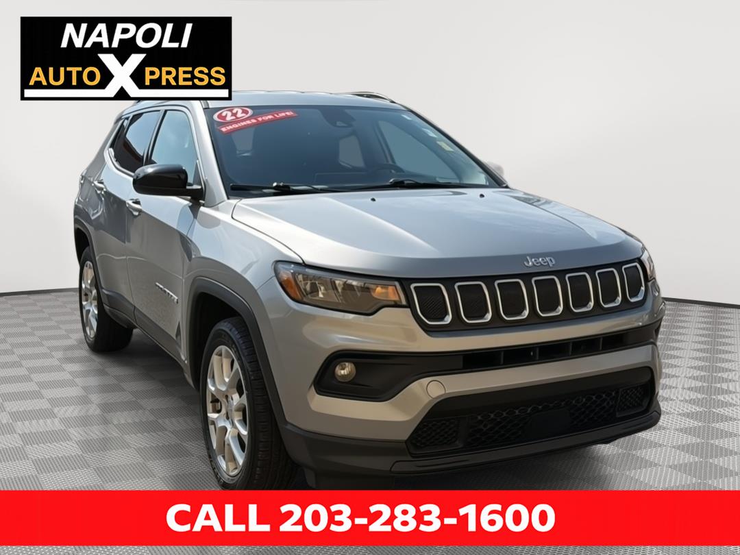 Billet Silver Metallic Clearcoat 2022 Jeep Compass Latitude Lux 4WD SUV / Crossover Four-Wheel Drive 9-Speed Automatic