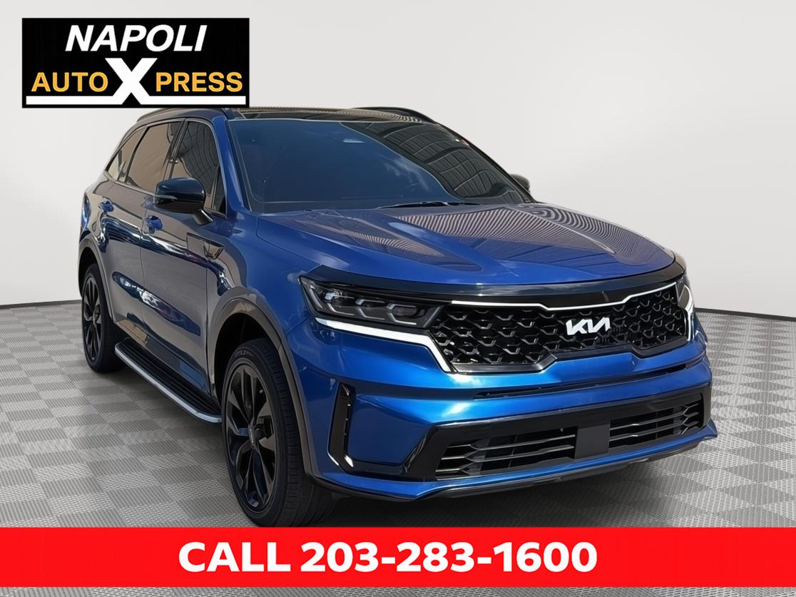 Sapphire Blue 2022 Kia Sorento SX AWD SUV / Crossover All-Wheel Drive 8-Speed Automatic