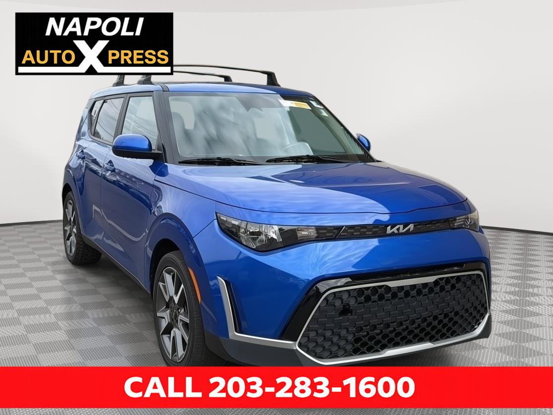 Neptune Blue 2024 Kia Soul EX FWD SUV / Crossover Front-Wheel Drive Continuously Variable Transmission