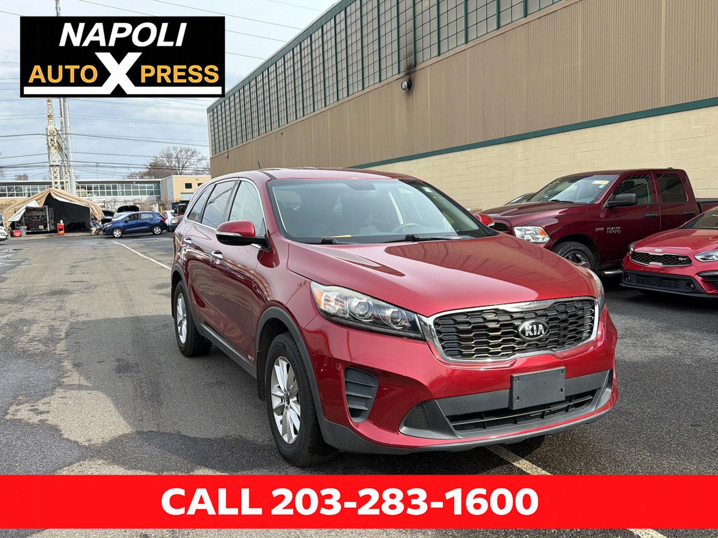 Passion Red 2019 Kia Sorento LX AWD SUV / Crossover All-Wheel Drive 6-Speed Automatic