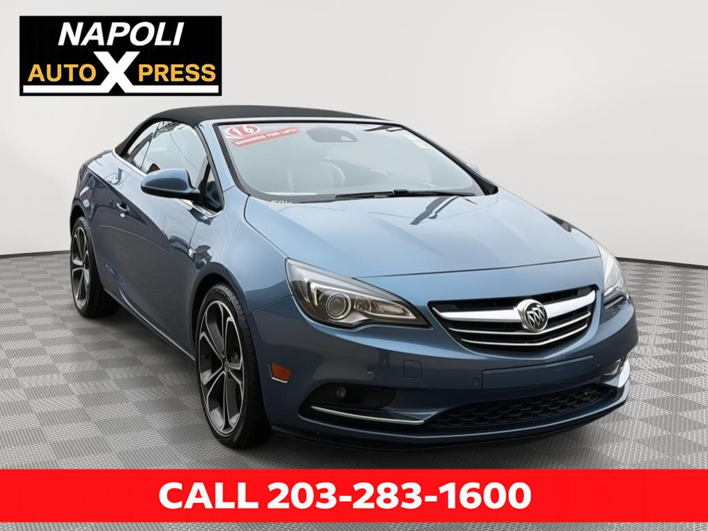 Deep Sky Metallic 2016 Buick Cascada Premium FWD Convertible Front-Wheel Drive 6-Speed Automatic Overdrive