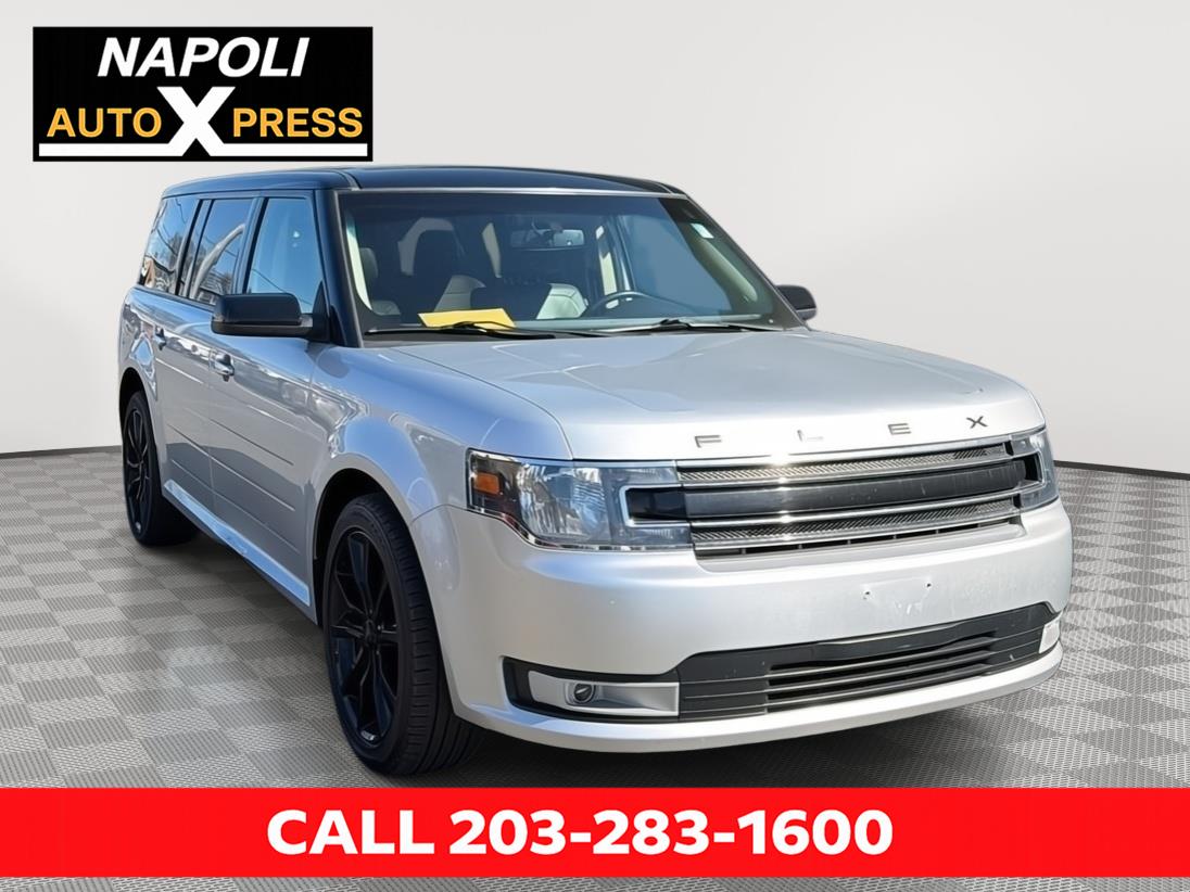 Ingot Silver 2017 Ford Flex SEL AWD SUV / Crossover All-Wheel Drive 6-Speed Automatic