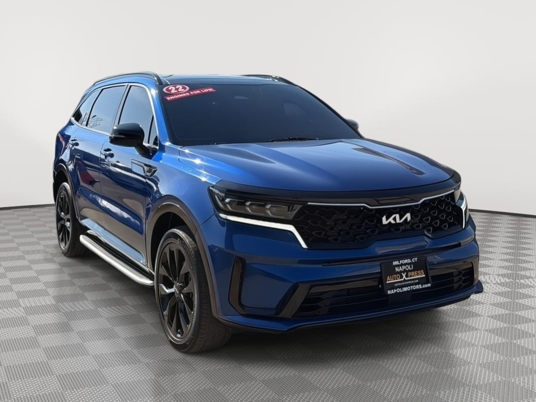 Sapphire Blue 2022 Kia Sorento SX AWD SUV / Crossover All-Wheel Drive 8-Speed Automatic