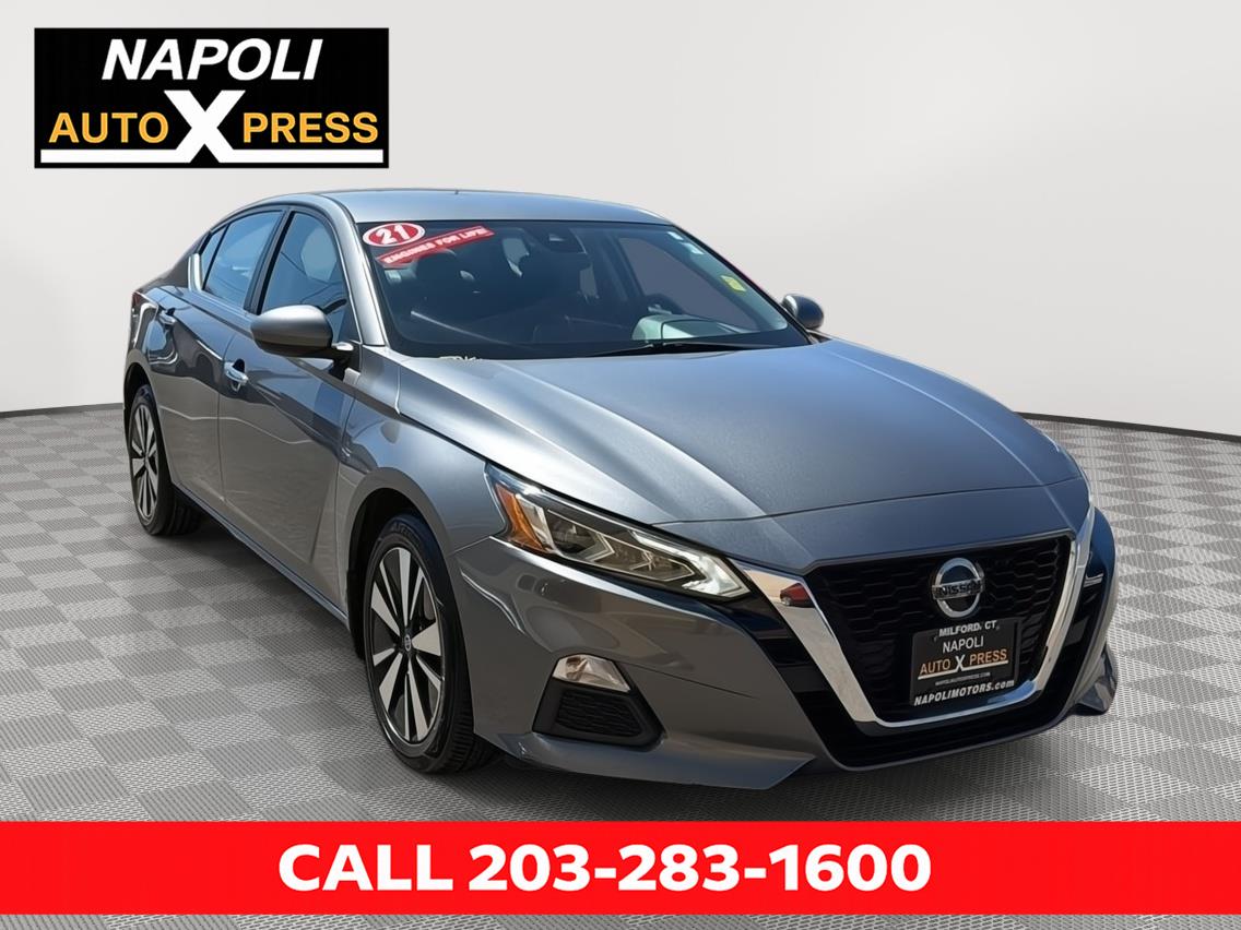 Gray (Gun Metallic) 2021 Nissan Altima 2.5 SV AWD Sedan All-Wheel Drive Continuously Variable Transmission