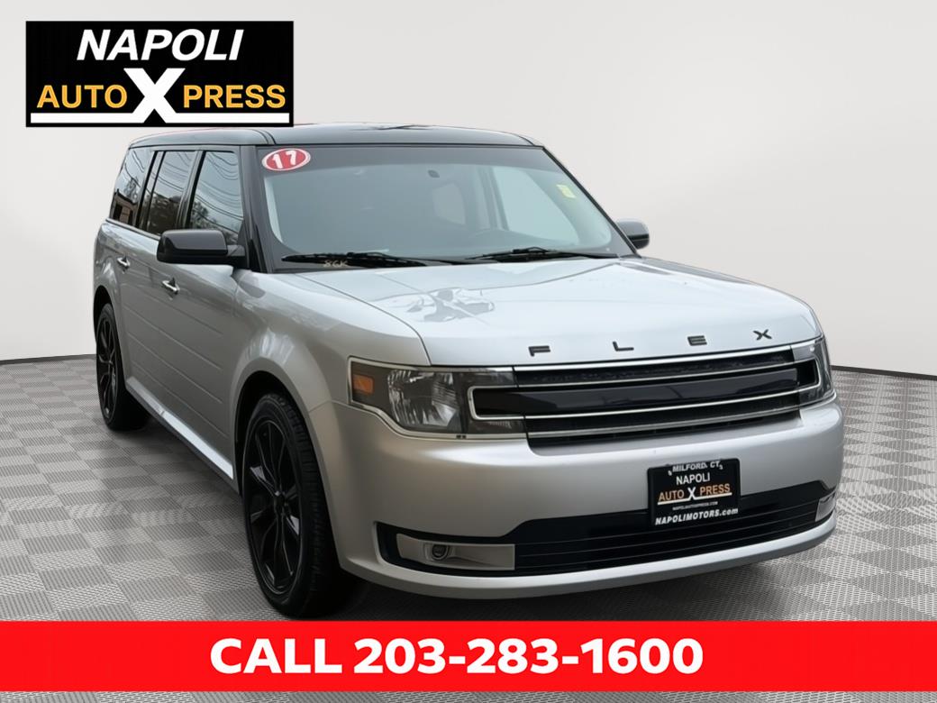 Ingot Silver 2017 Ford Flex SEL AWD SUV / Crossover All-Wheel Drive 6-Speed Automatic