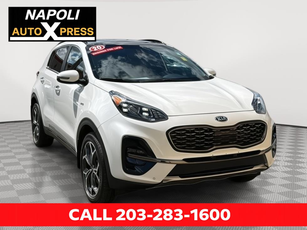 Snow White Pearl 2020 Kia Sportage SX Turbo AWD SUV / Crossover All-Wheel Drive 6-Speed Automatic