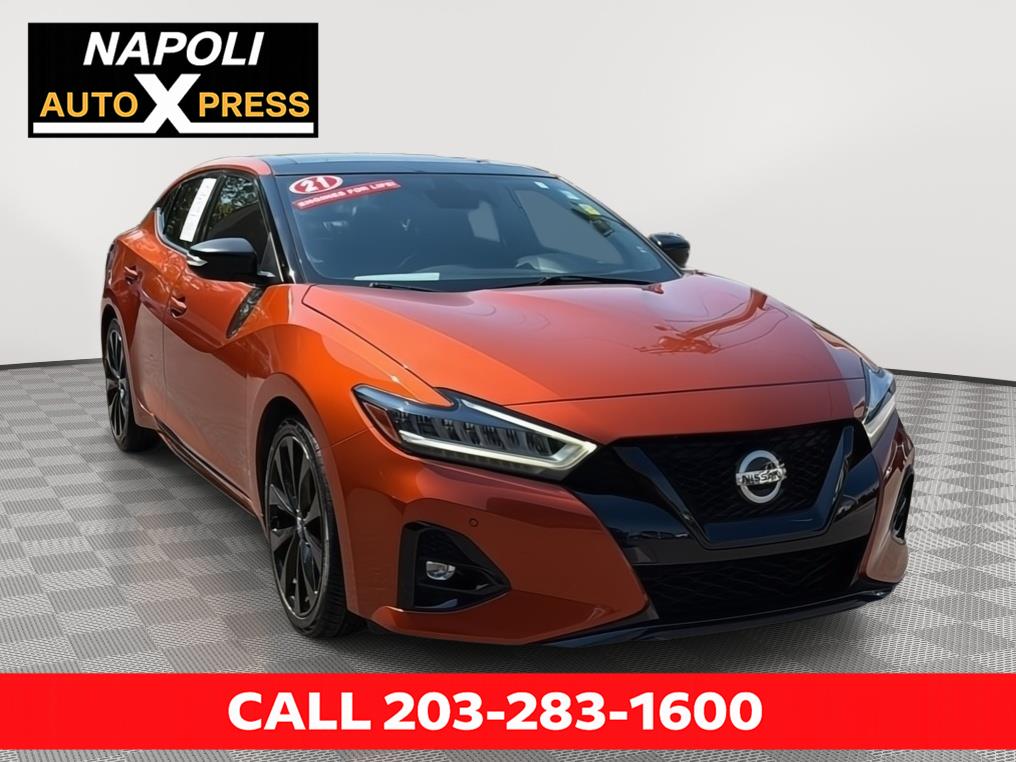 Sunset Drift Chromaflair 2021 Nissan Maxima SR FWD Sedan Front-Wheel Drive Continuously Variable Transmission