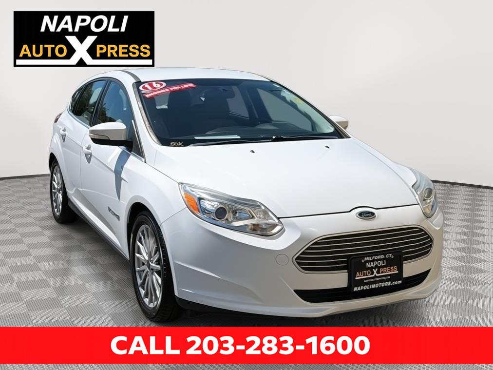 Oxford White 2016 Ford Focus Electric Hatchback Hatchback Front-Wheel Drive 1-Speed Dual Clutch