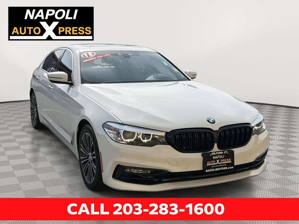 Alpine White 2018 BMW 5 Series 530i xDrive Sedan AWD Sedan All-Wheel Drive Automatic